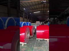 Glanzende aluminium spoel Sterke binding Weerbestand PE-coating Polyester afwerking