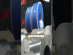 Hoge plasticiteit 3003 aluminiumfolie spoel voor de bouw